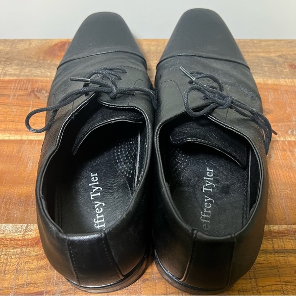 Jeffrey Tyler Black Dress Shoes, Men’s 11 - Picture 3 of 6